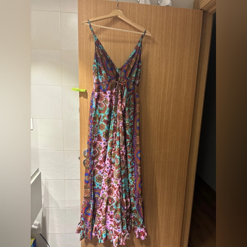 Floral Multicolor Maxi Dress
